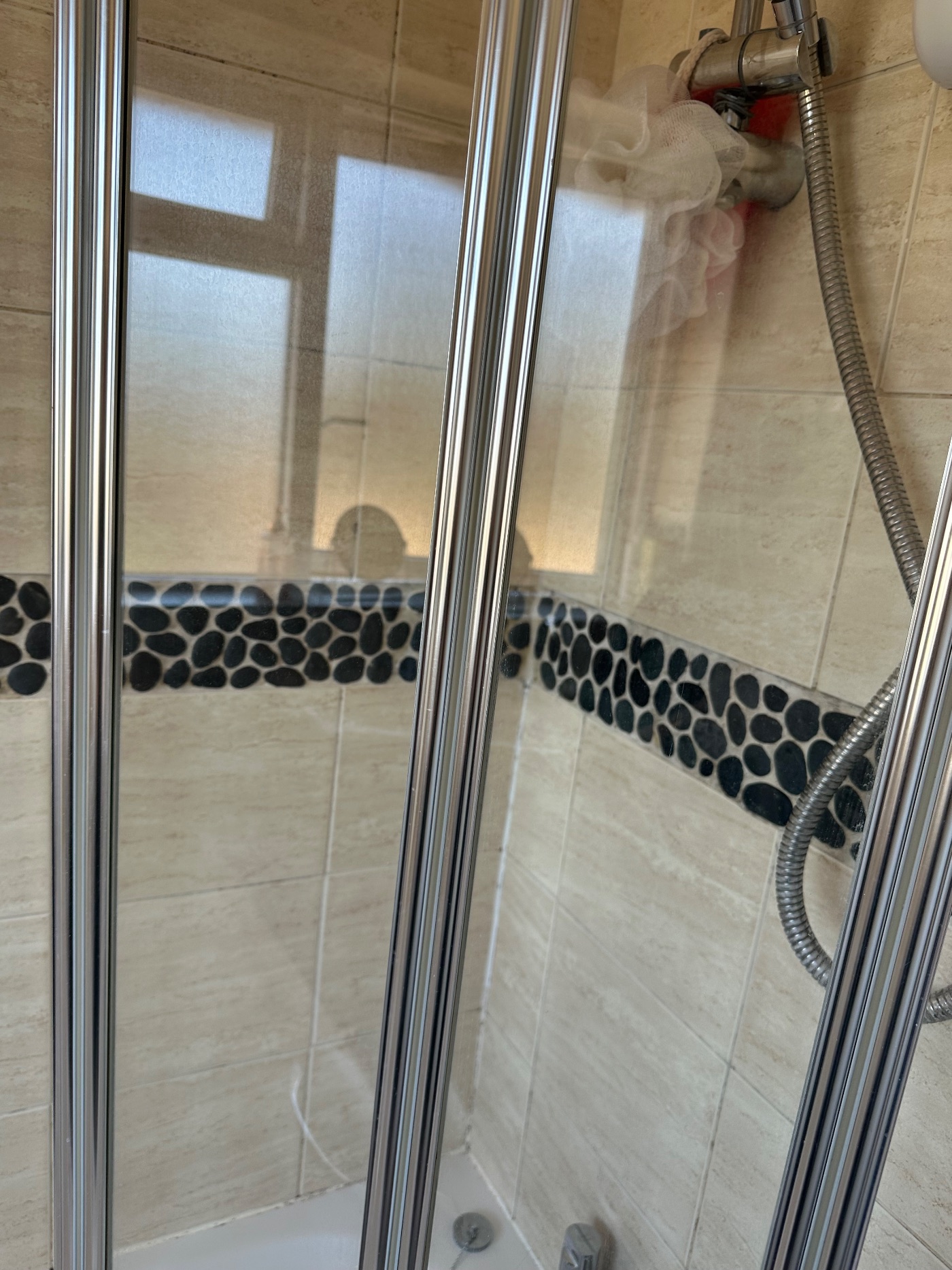 After Makepeace & Shine clean — Your shower screen deserves love too