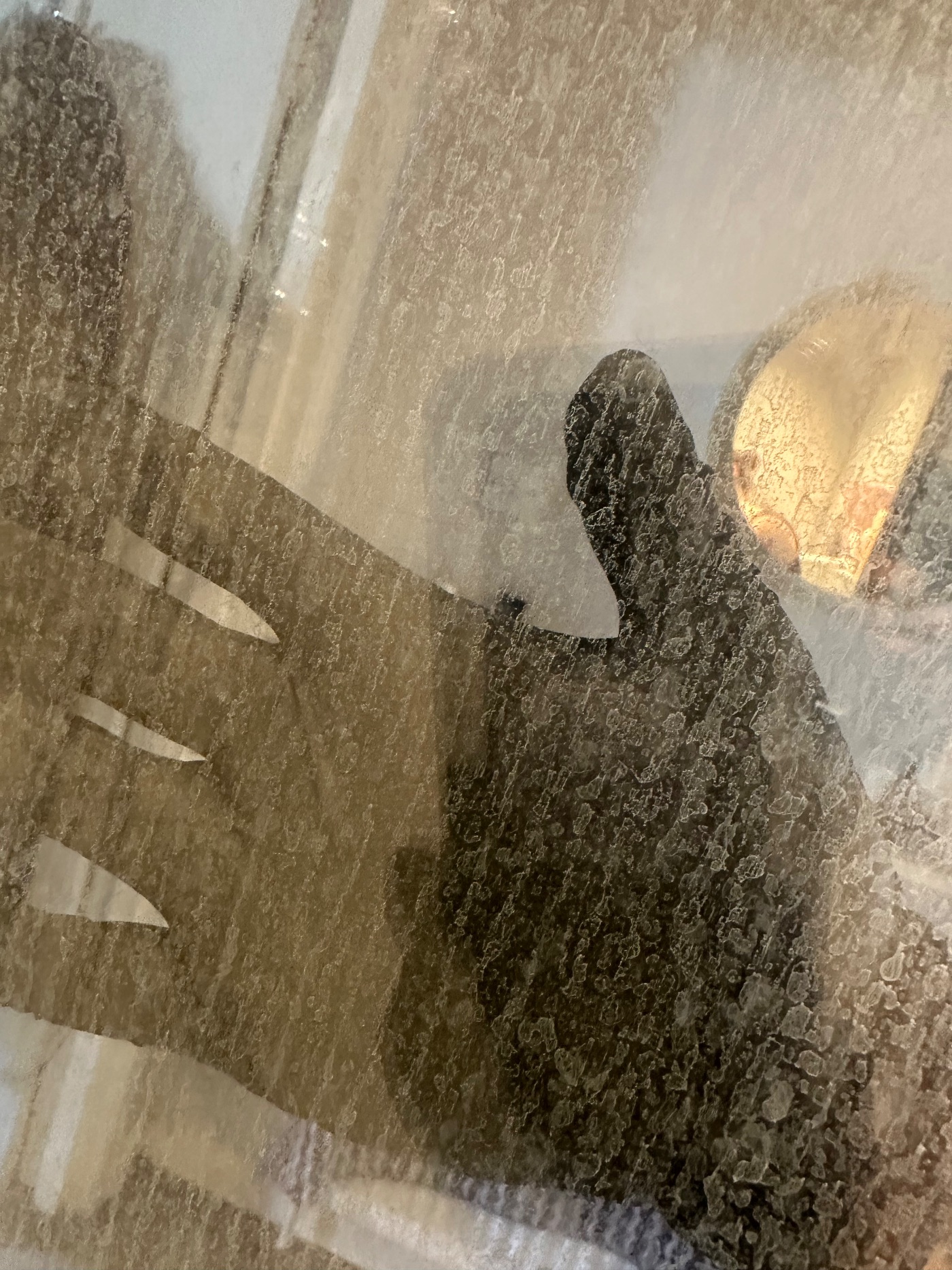 Before Makepeace & Shine clean — Same glass - different love